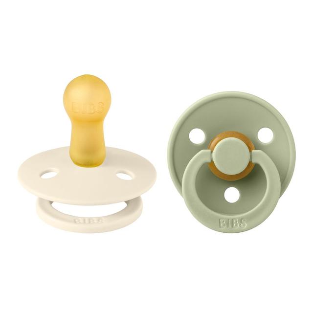 Bibs - Colour S2 Pacifiers - Pack of 2 - Ivory/Sage