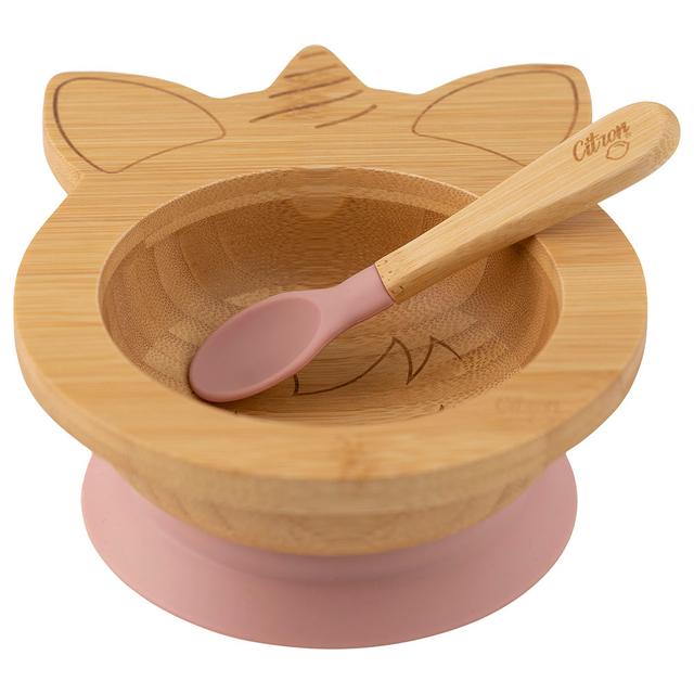 Citron - Organic Bamboo Bowl - Unicorn Pink