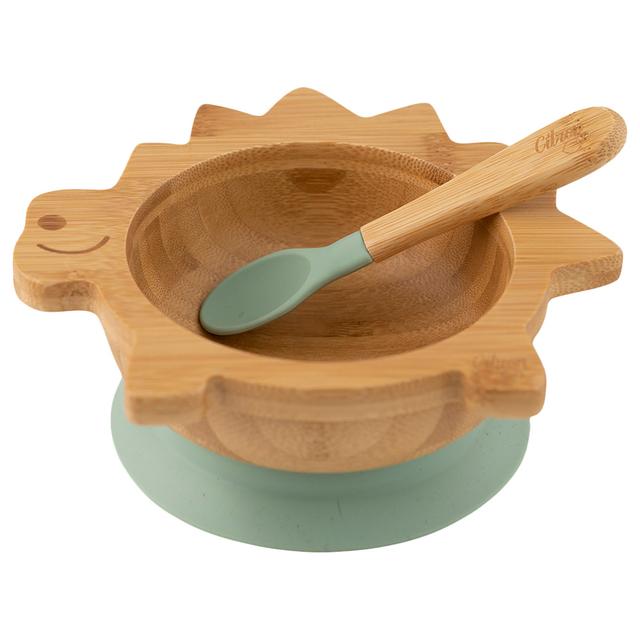 Citron - Organic Bamboo Bowl - Dino Green