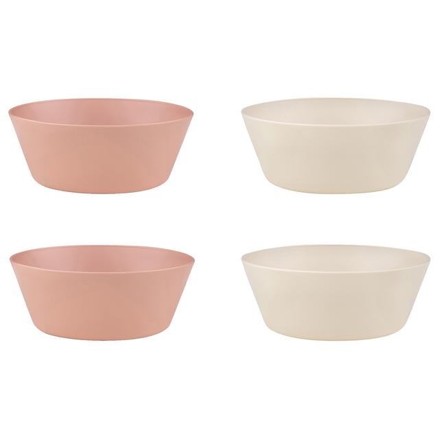 Citron - PLA Bowl - Set of 4 - Pink/Ivory