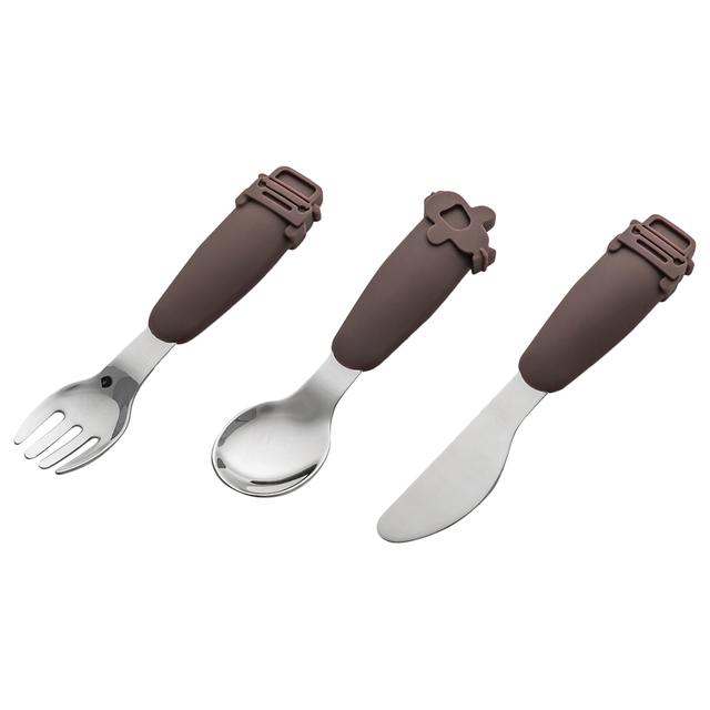 Citron - 2023 Silicone Cutlery Set w/ Pouch - Plum