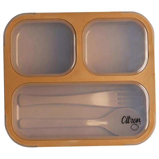 Citron - 2023 Lunchbox w/ Fork & Spoon - Caramel