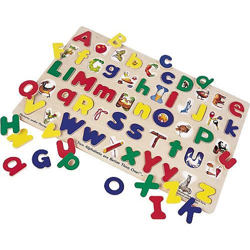 Melissa & Doug Upper and Lowercase Alphabet Puzzle