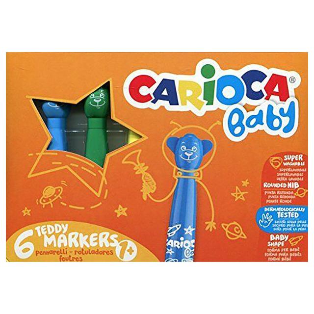 Carioca - Teddy Markers 6pcs