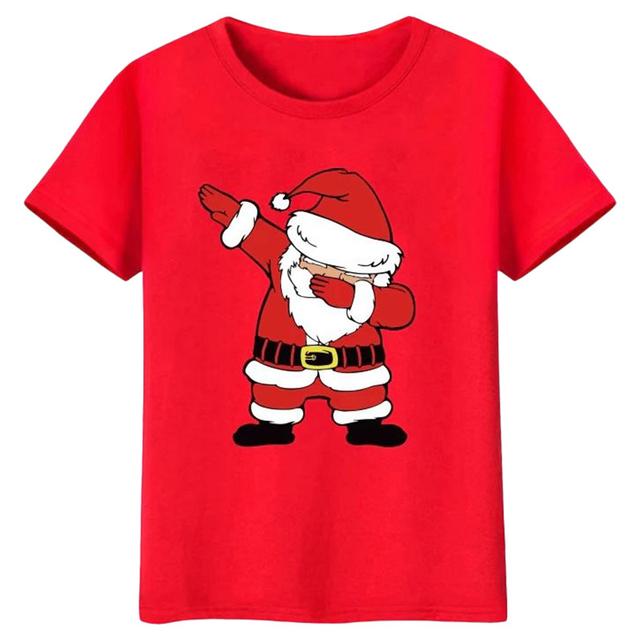 Matching Family - Santa Christmas T-Shirts - Red