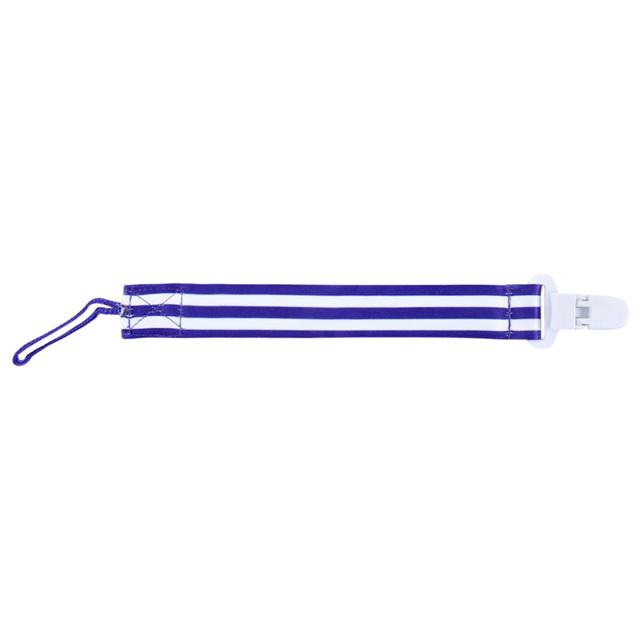 Pixie Pacifier Holder - Navy Stripe Print