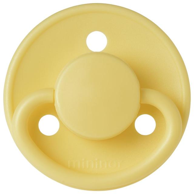 Mininor - Round Pacifier Silicone - 0M+ - Duckling