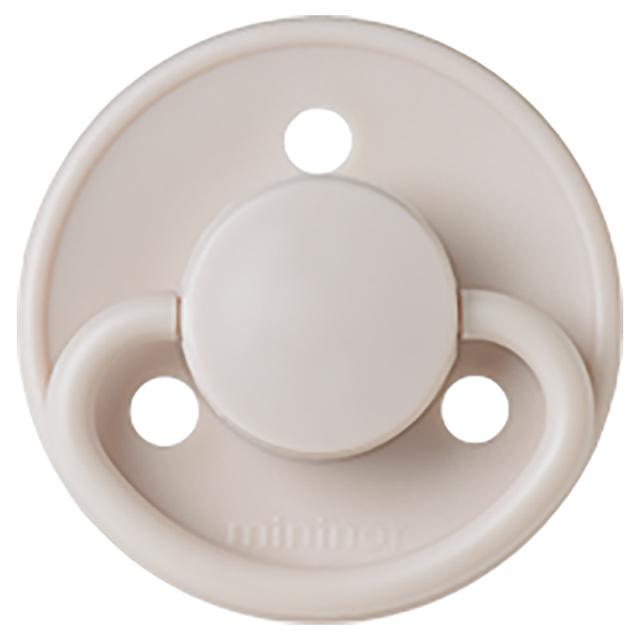 Mininor - Round Pacifier Silicone 6M - Cloudy Morning