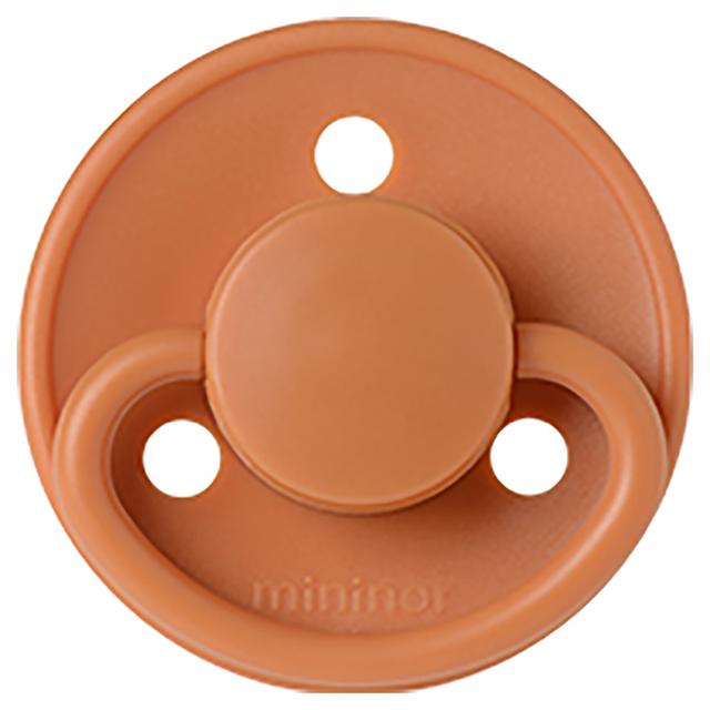 Mininor - Round Pacifier Latex 0M - Roe Deer