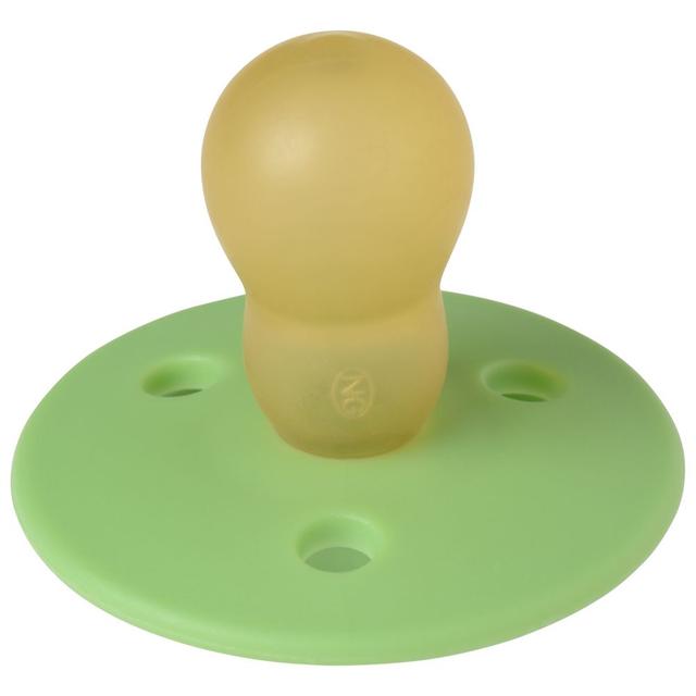 Mininor - Round Pacifier Latex - 6M+ - Apple Green