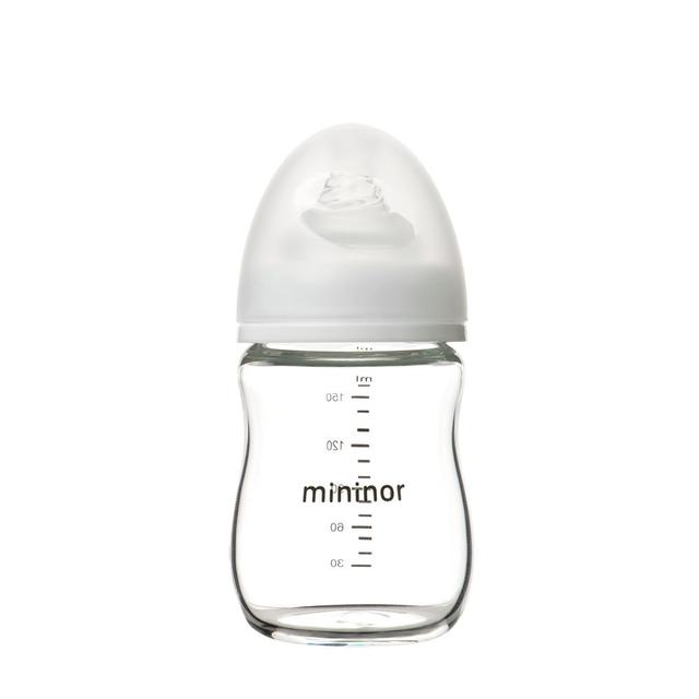 Mininor - Glass Bottle - 160ml - White