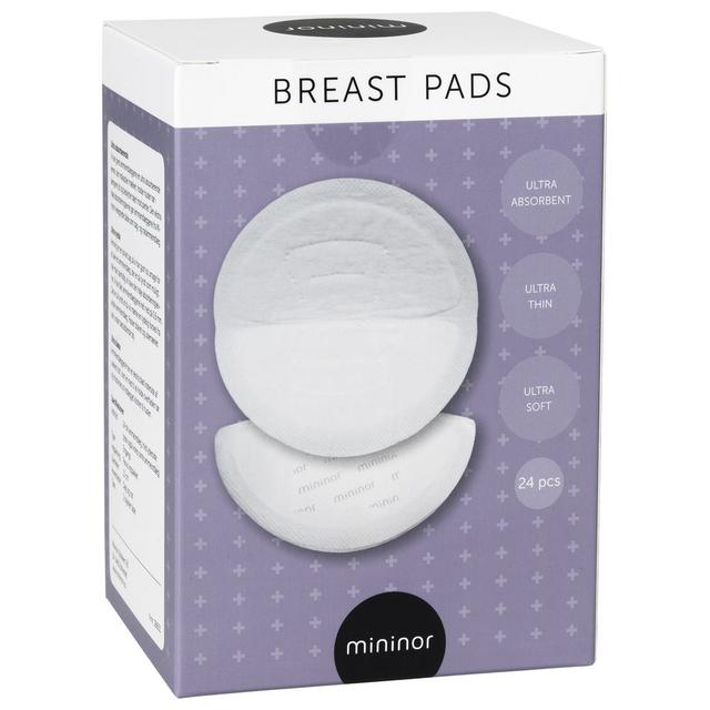 Mininor - Breast Pads - 24pcs - White