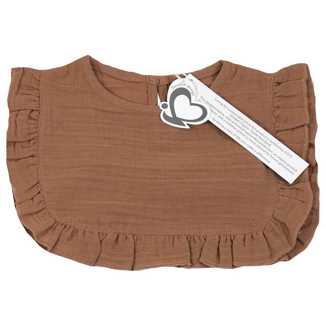 Me - Organic Drool Apron Bib - Mocca