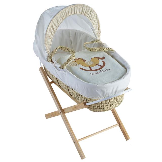 Kinder Valley - My Little Rocker Palm Moses Basket W/ Stand