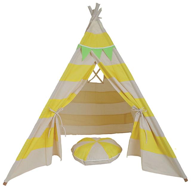 Mi Dulce An'ya - Stripe Teepee Tent 5ft - Yellow