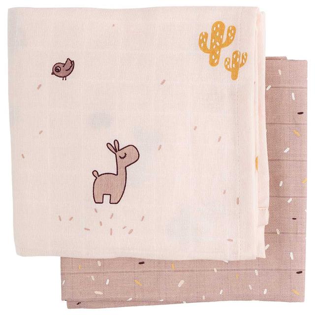 Done By Deer - GOTS Swaddle - Pack of 2 - Lalee Powder