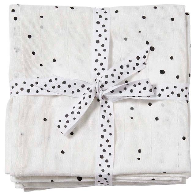 Done By Deer - Swaddle, Pack Of 2 - Dreamy Dots, White