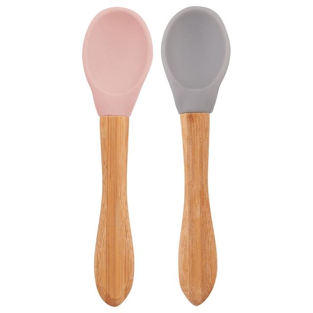 Minikoioi - Scoops Spoon - Pinky Pink/Powder Grey