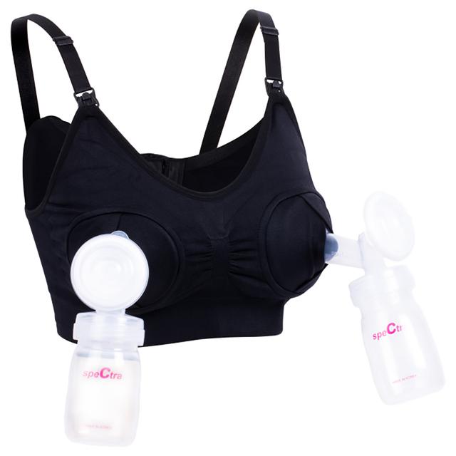 Spectra - Hugs'N Kisses Hands-Free Pumping/Nursing Bra - Midnight