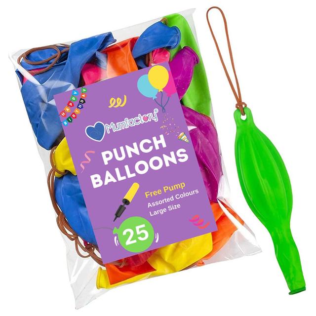 Mumfactory - Punch Birthday Balloons - Large - Pack of 25