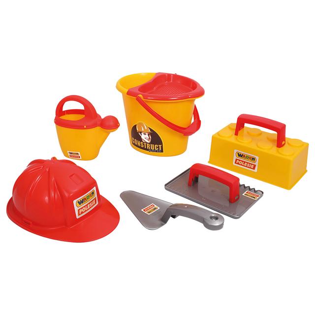 Polesie - Bucket set Worker Construct - 7pcs