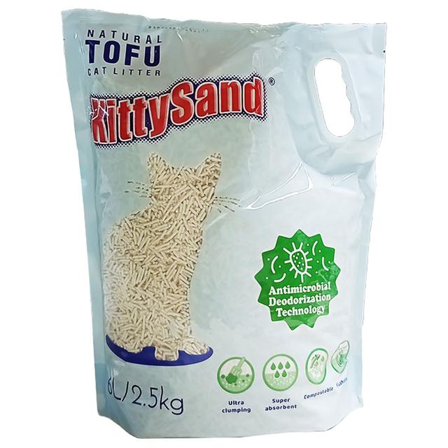 Kitty Sand - Natural Tofu Cat Litter - 6L/2.5kg