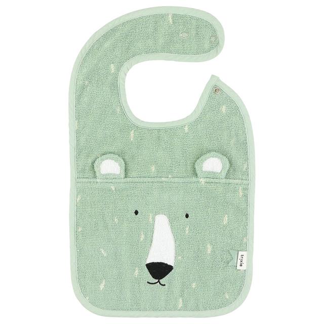 Trixie - Bib Mr. Polar Bear - Green