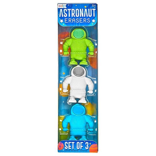 Ooly - Astronaut Erasers - Set Of 3