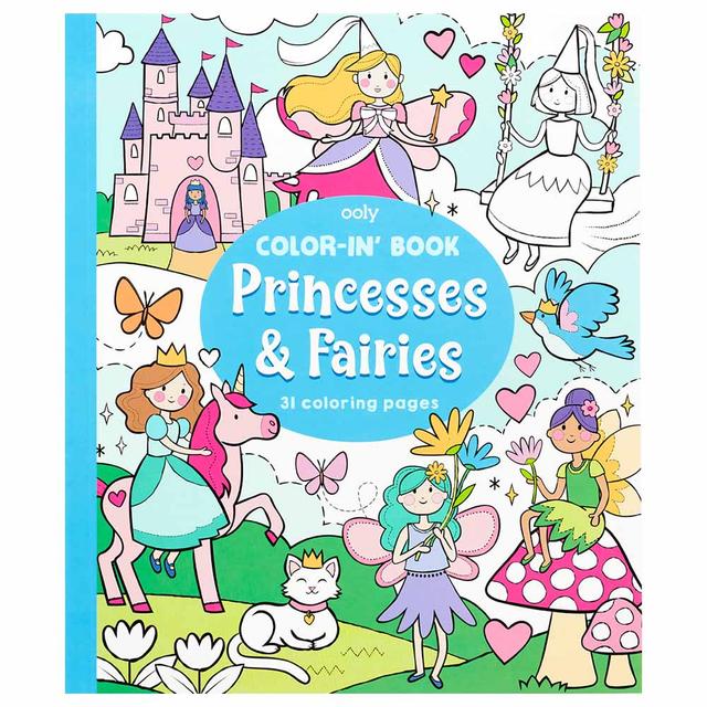 Ooly - Colouring Book - Princesses & Fairies