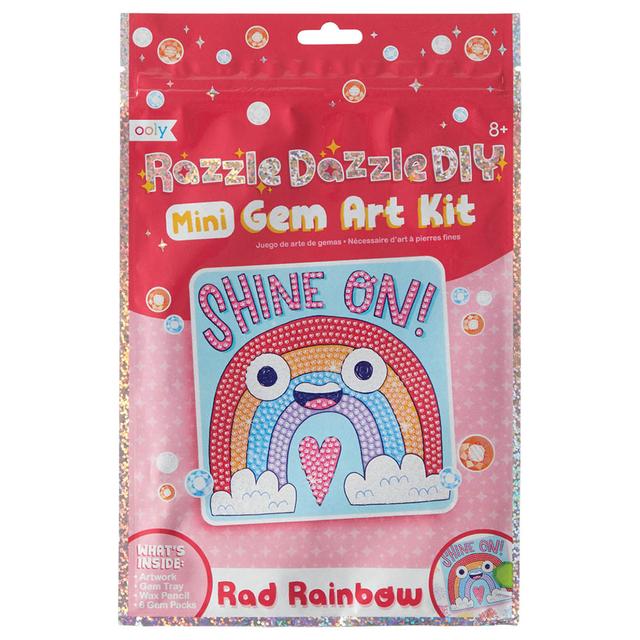 Ooly - Razzle Dazzle Mini Gem Art Kit - Rad Rainbow