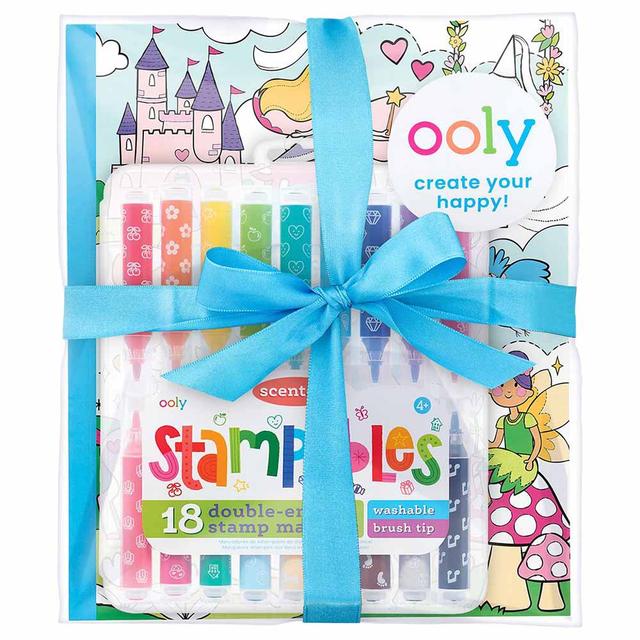 Ooly - Giftables - Princesses & Fairies Stampables Colouring Pack 