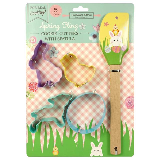 Handstand Kitchen - Spring Fling Cookie Cutter Set With Spatula