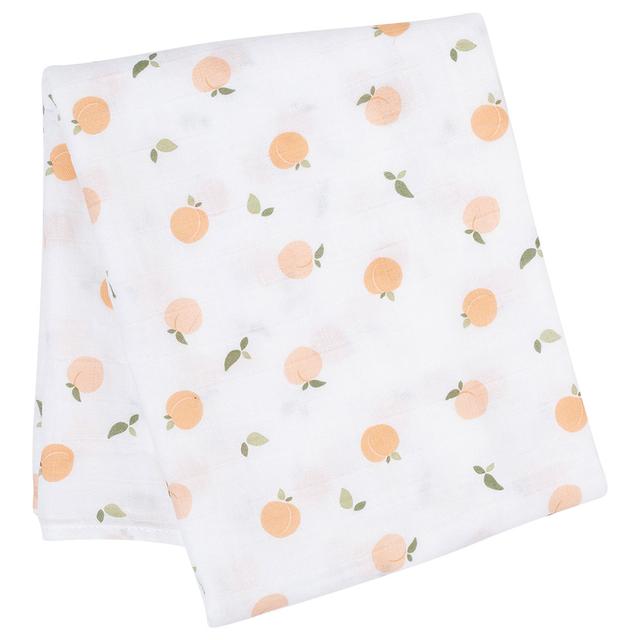 Lulujo - Muslin Swaddle - L - Peaches