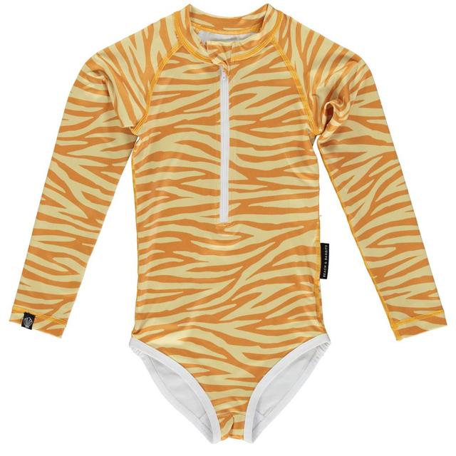 Beach & Bandits - Golden Tiger Swimsuit - Long Sleeve