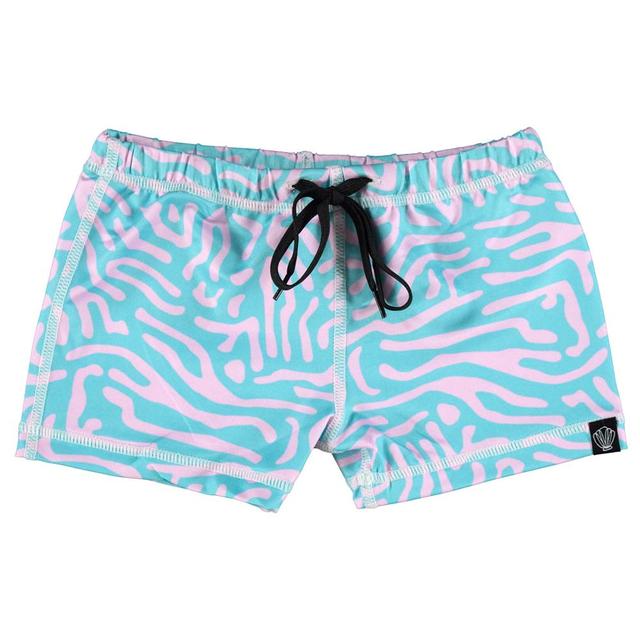 Beach & Bandits - Crazy Coral Swimshort - Blue/Pink