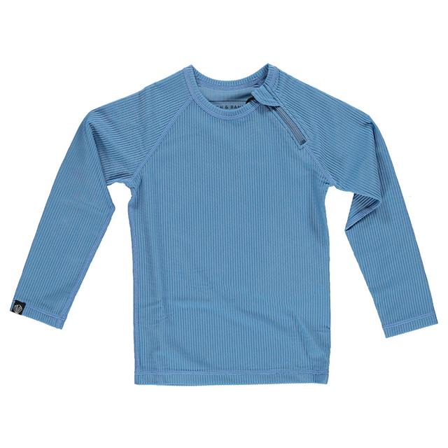 Beach & Bandits - Reef Ribbed Long Sleeve Tee - Blue