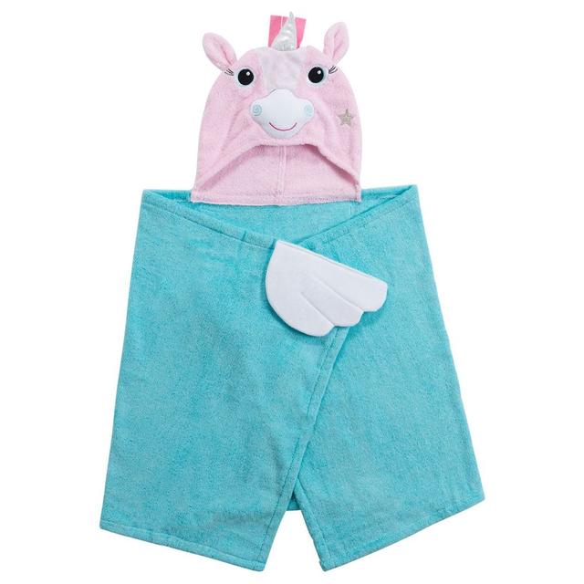 Zoocchini - Hooded Towel - Allie the Alicorn - Pink