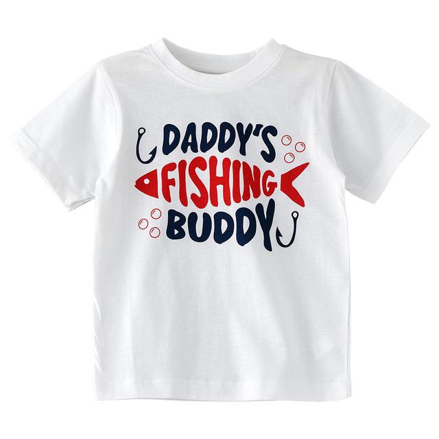 Jam - Boys Basic Round Neck Graphic T-Shirt - Pearl White