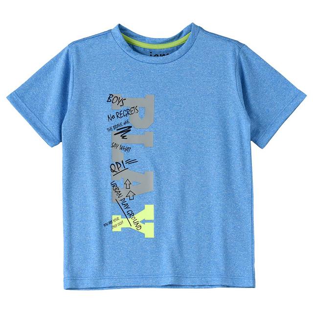 Jam - Boys Printed Round Neck Knitted T-Shirt - Blue