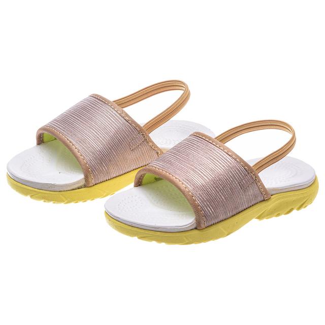 Uniq Kidz - Girls Anti-Slip Slide Sliders - Gold