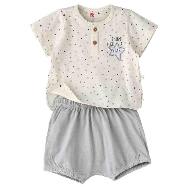 Tiny Hug - 2pc-Set - Babys Printed Outfit