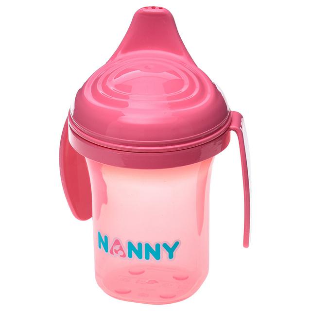 Uniq Kidz - Nanny Non-Spill Sippy Cup w/ Handle - Pink