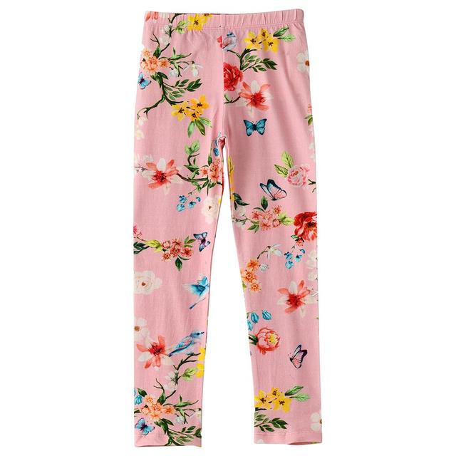 Jelliene - Printed Fashion Leggings - Pink