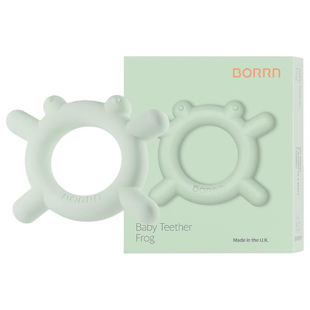 BORRN - Silicone BPA Free Non-Toxic Teether Frog