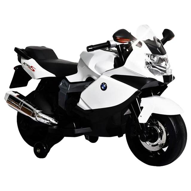 Megastar - Licensed 6V Ride on BMW Bike - White