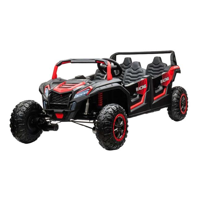 Megastar - 24V Gega Power Electric Wagon Jeep RideOn - Red