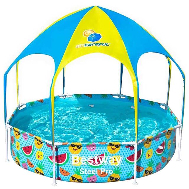 Bestway 2.44mx51cm Pool Set Splash-In-Shade Multicolour