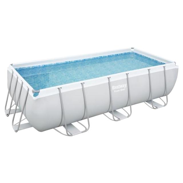 Bestway - Power Steel Rectangular Frame Pool Set 404x201x100cm 