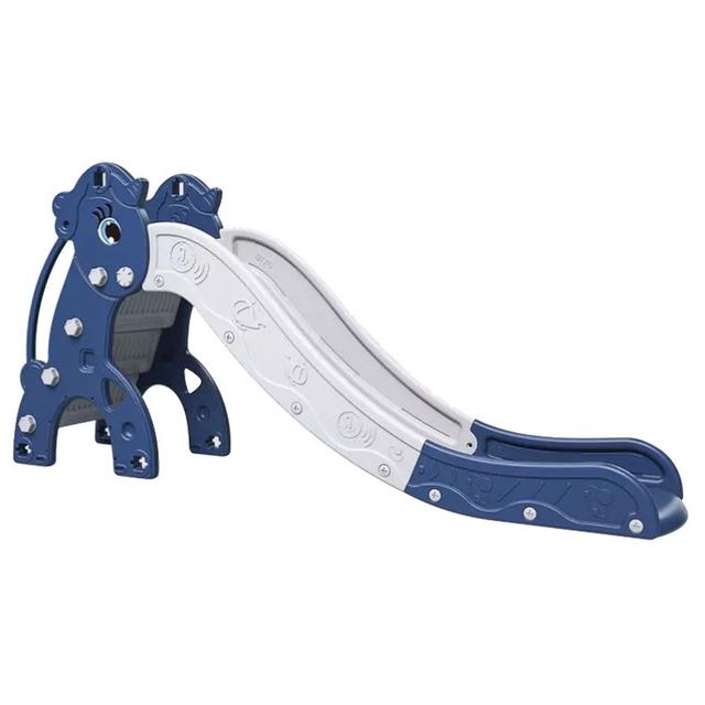 Megastar - Pony Foldable Slide W/ Ball & Basketball Hoop - Blue