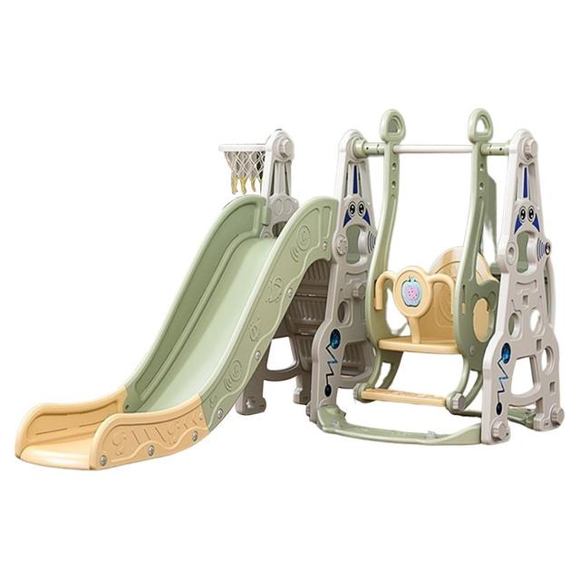 Megastar - Multifunctional 4-in-1 Swing & Slide - Green